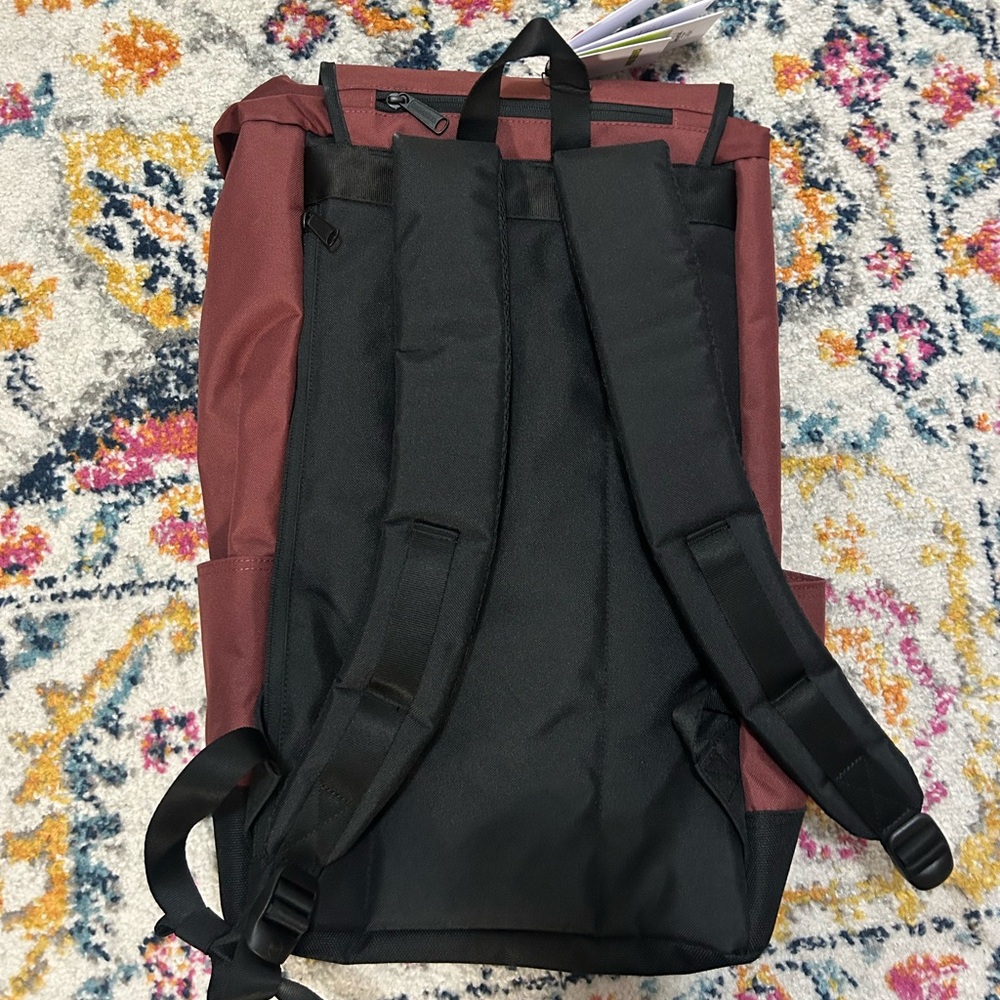 Herschel Supply Company Maroon and Black Backpack - Picture 2 of 4